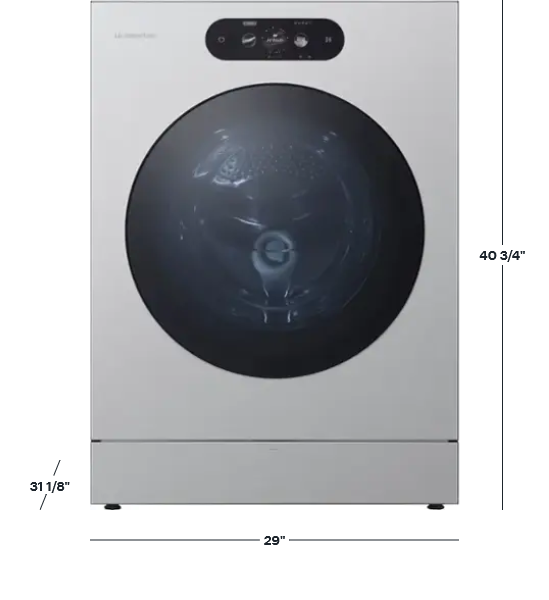 LG SIGNATURE WM9900HSA 5.8 cu. ft. High-Efficiency Stackable Smart Front Load Washer with Steam and ezDispense (2024) — image 2
